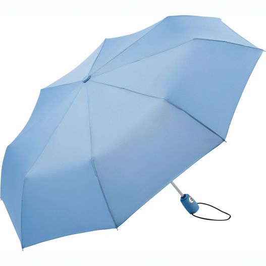 blauer regenschirm mit blauem griff auf weißem hintergrund Mini-Taschenschirm AOC (Bild 1)