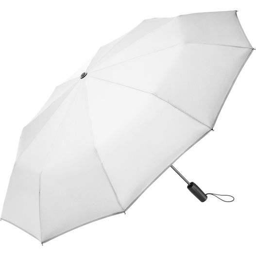 weißer regenschirm mit schwarzem griff Gäste-Taschenschirm Jumbo® (Bild 1)
