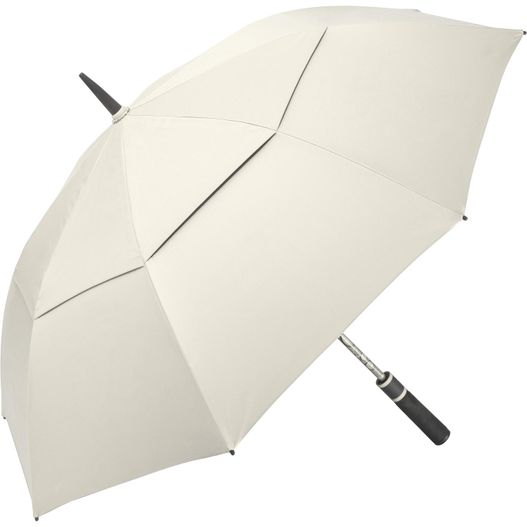 weißer regenschirm mit schwarzem griff AC-Golf-/Gästeschirm Doubleface XL Vent (Bild 1)