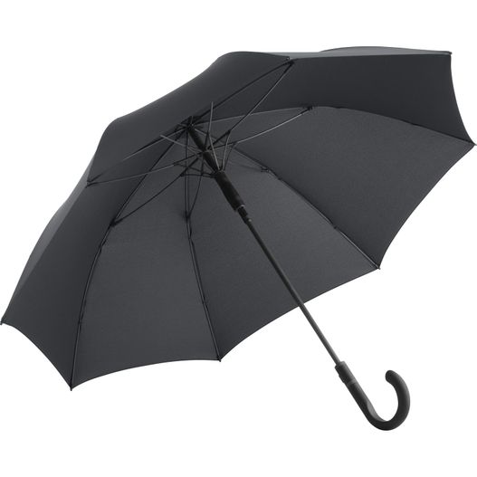 schwarzer regenschirm mit schwarzem griff AC-Midsize-Stockschirm Style (Bild 1)
