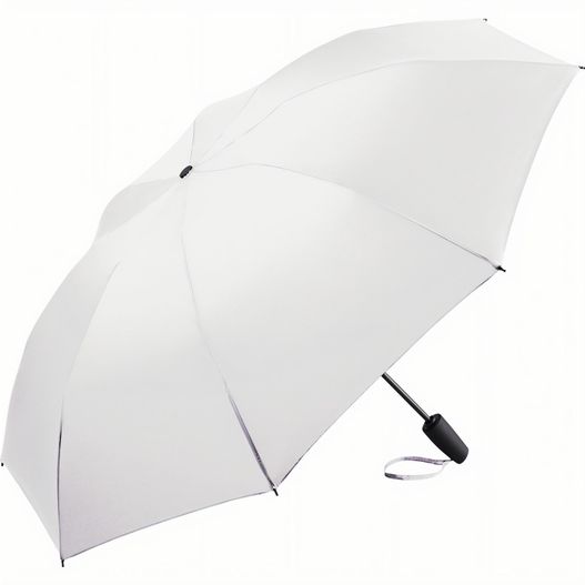 weißer regenschirm mit schwarzem griff AOC-Oversize-Taschenschirm Contrary (Bild 1)