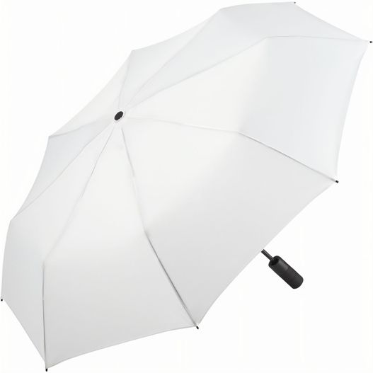 weißer regenschirm mit schwarzem griff AOC-Mini-Taschenschirm Profile (Bild 1)