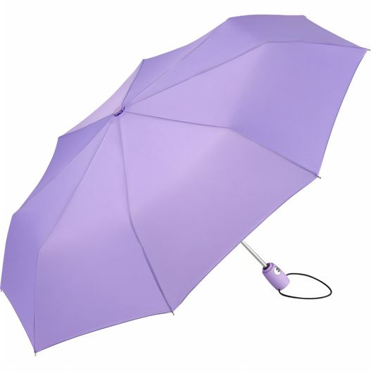 ein violetter regenschirm mit schwarzem griff Mini-Taschenschirm AOC (Bild 1)