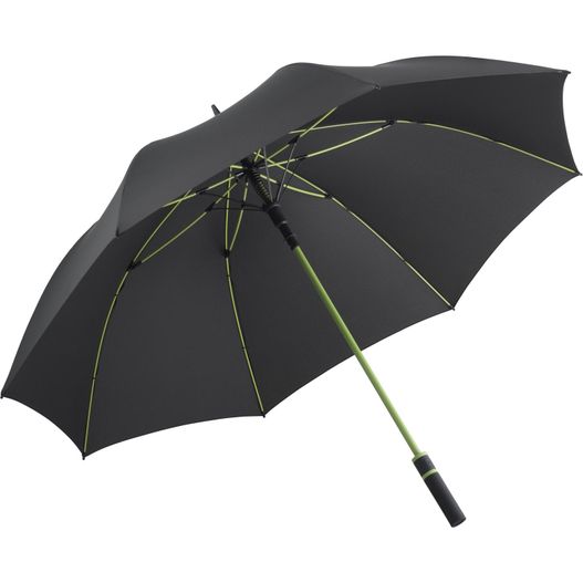 ein schwarzer regenschirm mit grünem griff AC-Gästeschirm Style (Bild 1)