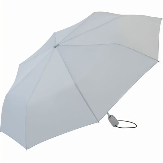 weißer regenschirm mit schwarzem griff Mini-Taschenschirm AOC (Bild 1)