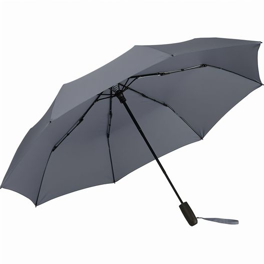 ein schwarzer regenschirm mit schwarzem griff auf weißem hintergrund Oversize-Taschenschirm Skylight® (Bild 1)