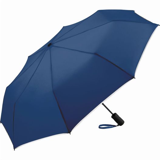 blauer regenschirm mit schwarzem griff und schwarzem griff Taschenschirm AC Plus (Bild 1)