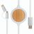 3-in-1 Kabel mit 5W Bambus Wireless Charger (Bild 2)