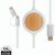 3-in-1 Kabel mit 5W Bambus Wireless Charger (Bild 2)