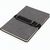 Deluxe Hardcover PU Notizbuch mit Handy- und Stiftehalter (Bild 1)