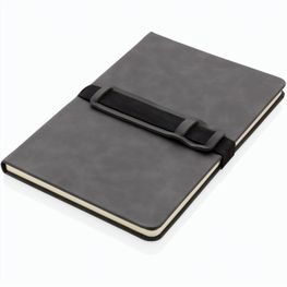 Produktabbildung Deluxe Hardcover PU Notizbuch mit Handy- und Stiftehalter Deluxe Hardcover PU Notizbuch mit Handy- und Stiftehalter