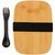 Stainless Steel Lunchbox mit Bambus-Deckel und Göffel (Bild 2)