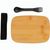 Stainless Steel Lunchbox mit Bambus-Deckel und Göffel (Bild 3)