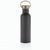 Moderne Stainless-Steel Flasche mit Bambusdeckel (Bild 2)