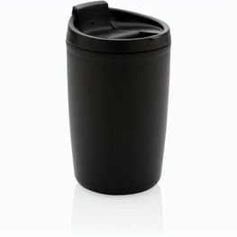 GRS recycelter PP-Becher mit Flip-Deckel
