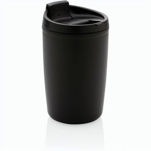 GRS recycelter PP-Becher mit Flip-Deckel