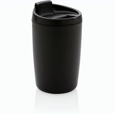 GRS recycelter PP-Becher mit Flip-Deckel
