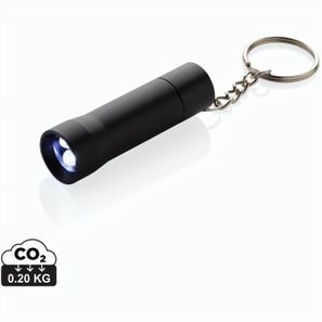 Flash Schlüsselanhänger-Taschenlampe aus RCS rec. Aluminium