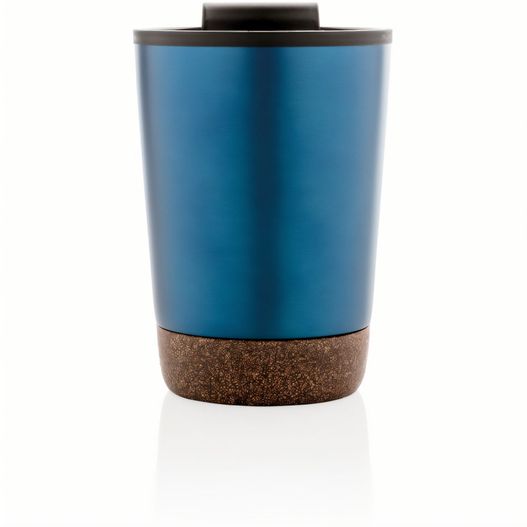 GRS rPP Edelstahl-Kaffeebecher mit Kork (Bild 1)