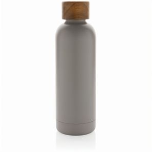 Wood Vakuumflasche aus RCS recyceltem Stainless-Steel