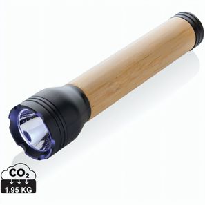 Lucid 5W Taschenlampe aus RCS recyceltem Kunststoff & Bambus