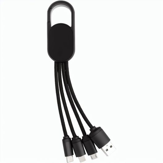 4-in-1 Kabel mit Karabiner-Clip (Bild 1)
