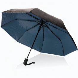 21" Impact AWARE™ RPET 190T Pongee Bi-Color Mini-Schirm