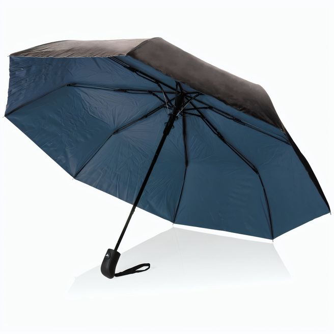 21" Impact AWARE™ RPET 190T Pongee Bi-Color Mini-Schirm