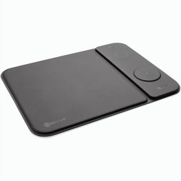 Swiss Peak 15W 3-in-1 Lade-Mauspad aus RCS recyceltem PU