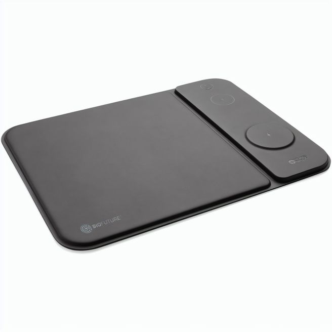 Swiss Peak 15W 3-in-1 Lade-Mauspad aus RCS recyceltem PU
