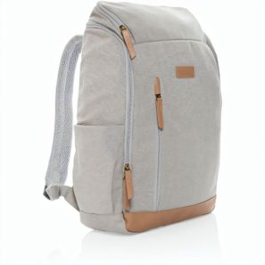 Impact AWARE™ 16 oz. r recyceltem canvas 15" Laptop-Rucksack