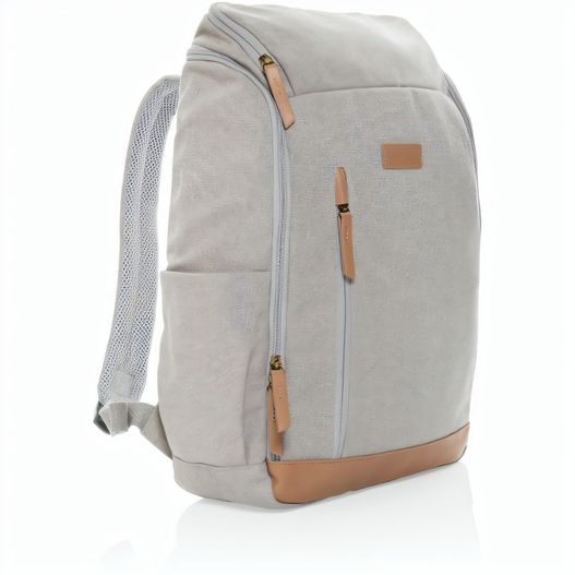 Produktabbildung Impact AWARE™ 16 oz. r recyceltem canvas 15" Laptop-Rucksack Impact AWARE™ 16 oz. r recyceltem canvas 15" Laptop-Rucksack (Bild 1)
