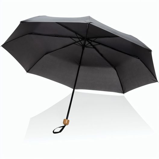 20.5" Impact AWARE™ RPET 190T Pongee Bambus Mini-Schirm (Bild 1)
