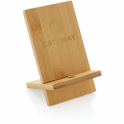 Telefonständer aus Bambus in Kraftkarton (Bild 1)