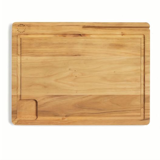 eine holzschneidplatte mit einem messer darauf VINGA Buscot Mehrzweckschneidebrett (Bild 1)