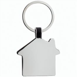 Schlüsselring Haus aus RCS rec. Zinklegierung