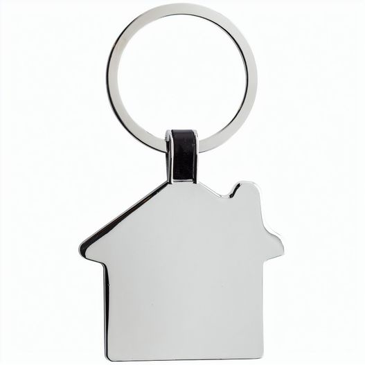 Schlüsselring Haus aus RCS rec. Zinklegierung (Bild 1)