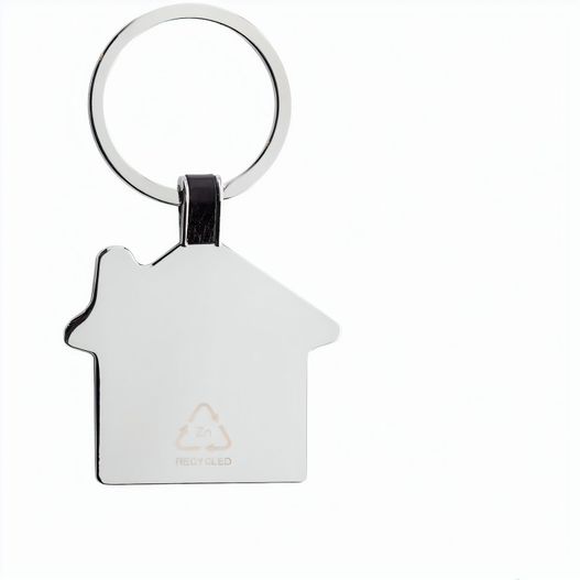 Produktabbildung Schlüsselring Haus aus RCS rec. Zinklegierung Schlüsselring Haus aus RCS rec. Zinklegierung (Bild 1)