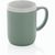 Keramiktasse mit weißem Rand, 300ml (Bild 1)