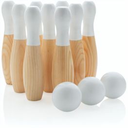 Kegel-Set aus Holz