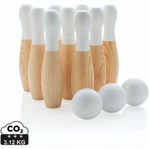 Kegel-Set aus Holz