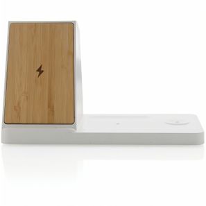 Ontario 15W 3-in-1 Charger aus RCS rec. Kunststoff & Bambus