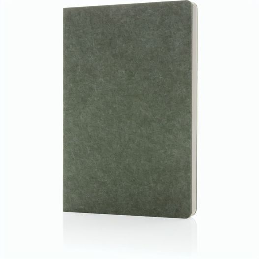 Phrase GRS-zertifiziertes A5-Notizbuch aus recyceltem Filz (Bild 1)