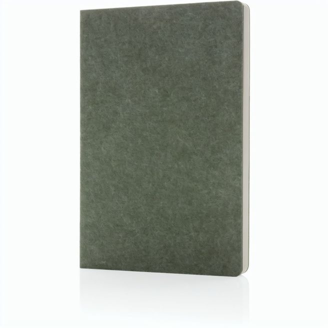 Phrase GRS-zertifiziertes A5-Notizbuch aus recyceltem Filz