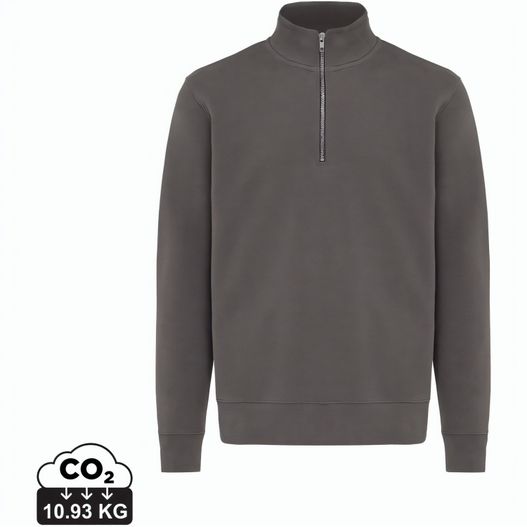 IQONIQ Elgon Quarter-Zip-Sweater aus rec. Baumwolle (Bild 1)