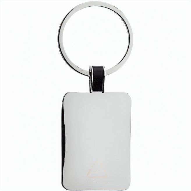 Produktabbildung Eckiger Schlüsselring aus RCS rec. Zinklegierung Eckiger Schlüsselring aus RCS rec. Zinklegierung