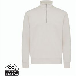 IQONIQ Elgon Quarter-Zip-Sweater aus rec. Baumwolle