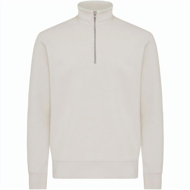 IQONIQ Elgon Quarter-Zip-Sweater aus rec. Baumwolle