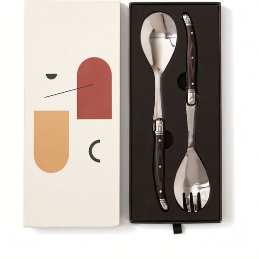 eine box mit einem löffel und einer gabel darin VINGA Gigaro Servierbesteck (Bild 1)