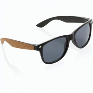 Sonnenbrille aus GRS recyceltem PC-Kunststoff mit Kork